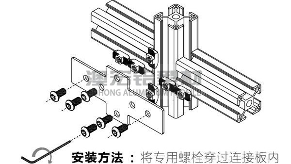 铝型材框架安装流程​