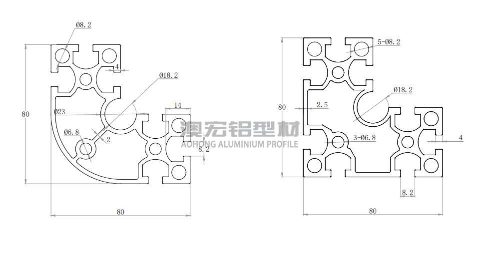 国标工业铝型材8840介绍