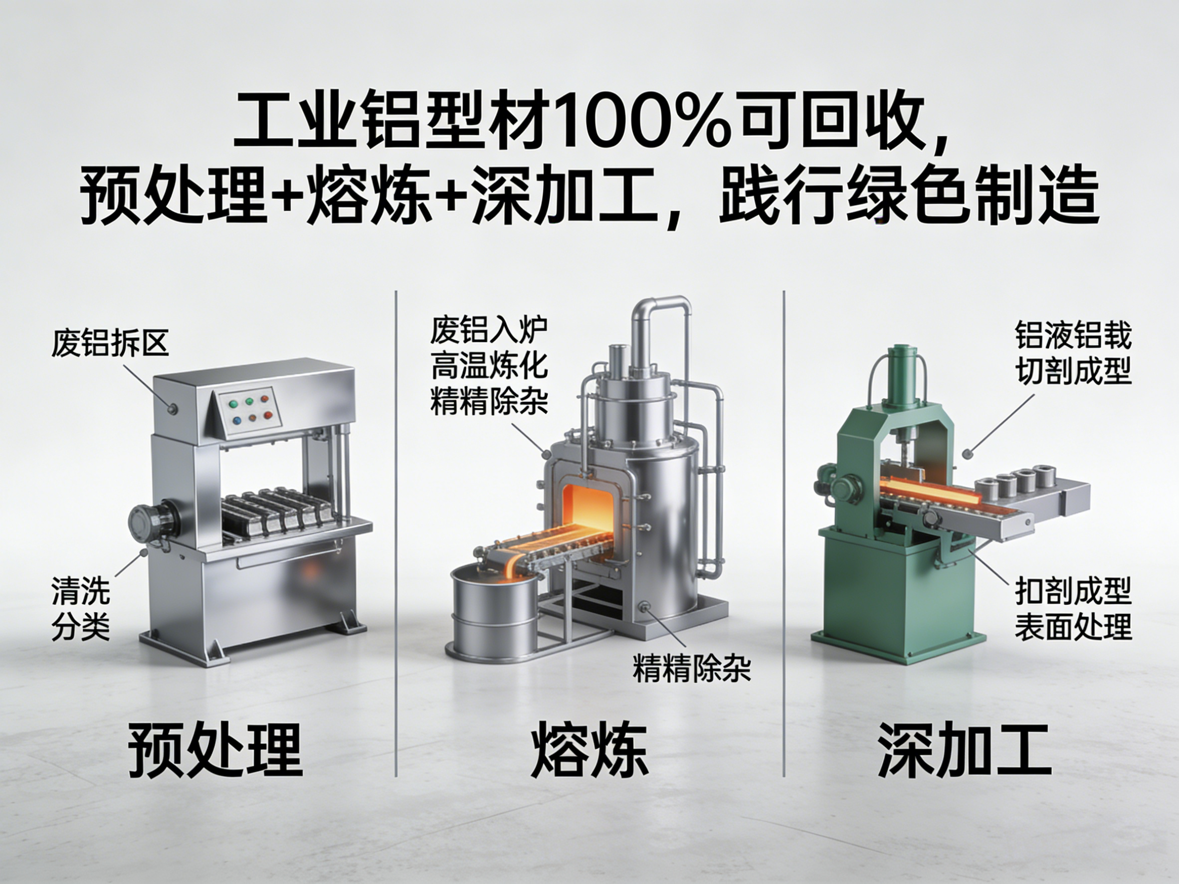 工业铝型材回收再利用技术及厂家环保资质解析