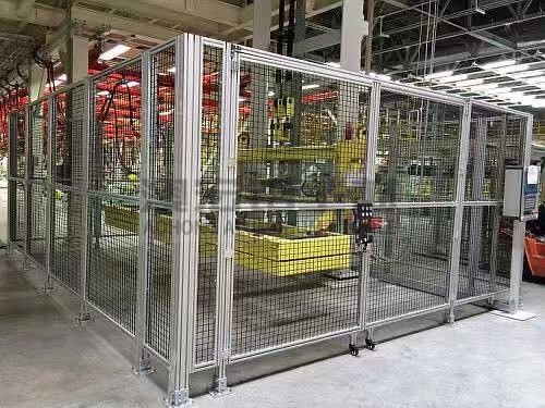 机械加工车间铝型材设备隔离围栏