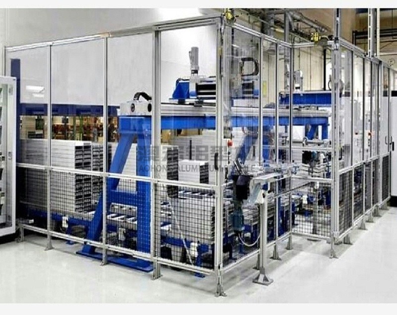 仓库铝型材围栏